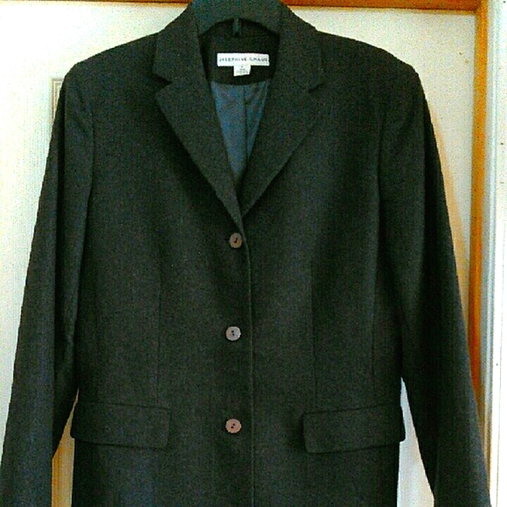 Josephine Chaus Wool & Cashmere Blazer Fully Lined